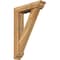 Ekena Millwork Traditional Traditional Rough Sawn Bracket w/ Offset Brace, Western Red Cedar, 6"W x 24"D x 36"H BKT0604X24X36TRA01RWR - alternate 1